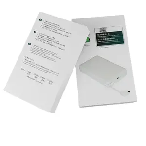 Cajas de regalo personalizadas con impresión offset para bancos de energía de electrónica de consumo y auriculares Bluetooth, con tapas y empaques coloridos. - Product Image 1