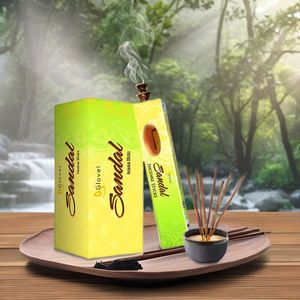 High Selling 9 Inch Natural Sandalwood Incense <b>Stick</b> Top India Incense Aromatic Fragrance Flat Pouch Packing Incense Holders - Product Image 1