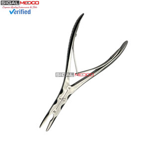 2 Piezas Leksell Stille Bone Rongeur Curvo 6 mm x 24 cm, Juego de Instrumentos Ortopédicos Quirúrgicos Manuales, Grado Médico Profesional CE - Product Image 3
