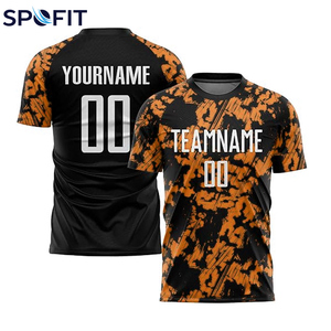 Conjunto de Uniforme de Fútbol Personalizado, Transpirable, de Secado Rápido, Jersey y Pantalones Cortos Sublimados, Kit de Equipo, Uniforme de Fútbol Personalizado Más Vendido - Product Image 4