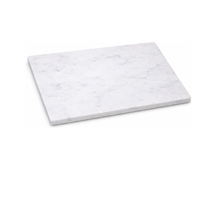 Planche à découper rectangulaire en marbre blanc de qualité supérieure, très vendue, pour la viande, les fruits et les légumes - Product Image 4