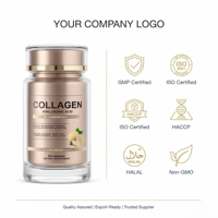 Complément de collagène hydrolysé de qualité supérieure en poudre et en capsules, fabricant OEM de marque privée