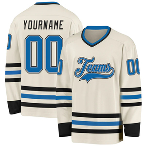 Maillot de hockey personnalisé pour le marché américain – Nom et numéro personnalisés – Uniforme d'équipe de hockey sur glace – Vente en gros - Product Image 2