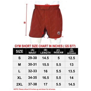 Blaze Fight Wear hommes nouveau haut de gamme à séchage rapide Short de sport confortable taille élastique mi-motif respirant tissu peigné solide Shorts de course - Product Image 6