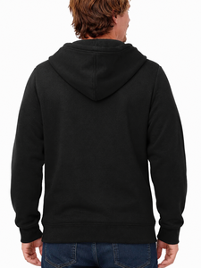 Men's Winter Heavyweight Full <b>Zip</b> <b>Hooded</b> Sweatshirt Soft Fleece Lined Eco-Friendly Windproof Hoodie Adjustable Hood Front - Product Image 3