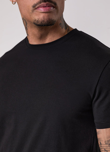 Camiseta Extra Grande para Hombre, Camisetas de Algodón Orgánico para Hombre, Camiseta de Manga Corta, Camiseta de Verano para Hombre, Camiseta Informal de Jersey - Product Image 3