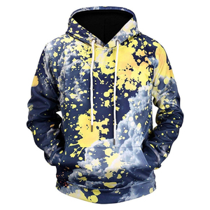 Hot Sale Men's Winter Solid Hooded Loose Fit Fleece Sublimation Hoodies-Breathable Eco-Friendly Custom Colors & Designs - Product Image 1