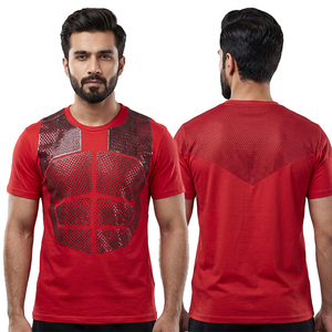 T-shirt de sport pour homme en coton 100% avec col en V, 300 g/m², respirant, pour la musculation, vente en gros en Australie, logo personnalisé - Product Image 1