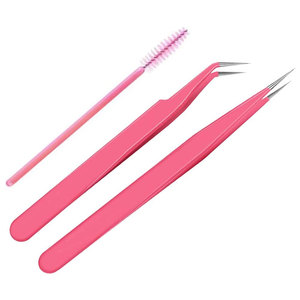 Pince à cils volumineux professionnelle, outil d'extension de cils, applicateur d'isolation de précision, accessoire de beauté - Product Image 1