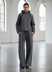 Whiteaura International Custom Outdoor Unisex Winter Lightweight Hooded Regular <b>Track</b> Suit Polyester/<b>Nylon</b> <b>Track</b> <b>Pant</b> Sweatsuits - Product Image 5