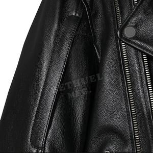 Chaqueta de Cuero Nueva con Logotipo Personalizado para Hombre, Chaqueta de Cuero Genuino de Moda al por Mayor para Hombre - Product Image 2