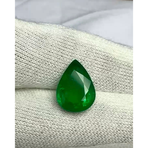 Joyería de Moda, Esmeralda Sintética, Piedra Verde Hidrotermal, Tipo Colombia Zambia, Gema para Diseño - Product Image 1