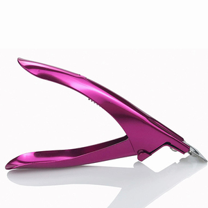 Coupe-ongles en titane rose, acier inoxydable allemand, 5,12 pouces, outil d'extension d'ongles en acrylique, coupe-ongles pour salon de beauté - Product Image 5