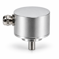 Encodeur multi-tours robuste IP67, charge d'axe 250N, interface SSI