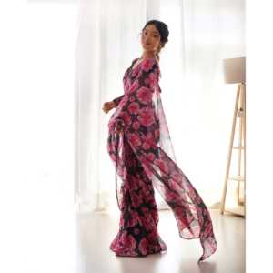 Lisa Misha Black Saree - Product Image 4