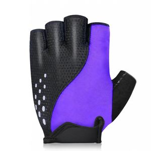 Gants de course d'été fins à demi-doigts, respirants, unisexes, avec fermeture auto-agrippante pour le cyclisme, le sport, la gym, la moto - Product Image 1
