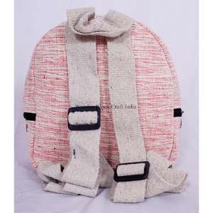 Bolsa de Cáñamo de Alta Calidad, Ecológica, 100% Pura, para Uso Diario, Mochila de Cáñamo, de Proveedor Mayorista Indio - Product Image 3