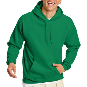 Sudadera con Capucha para Hombre, al por Mayor, Personalizada, de Manga Larga, Color Negro y Azul, de Forro Polar, Transpirable, de Secado Rápido, Gruesa, de Alta Calidad, Informal, para Invierno - Product Image 5