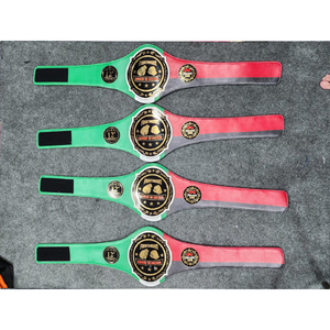 Crea tu propio cinturón de campeonato de artes marciales mixtas, lucha libre y boxeo, personalizado, ligero, ajustable y de cuero. - Product Image 1