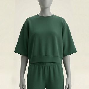 Sudadera con Capucha Personalizada de Estilo Urbano, Bordado Discreto, 100% Poliéster, Transpirable, Ecológica, para Otoño, Corte Regular, para Mujer - Product Image 3