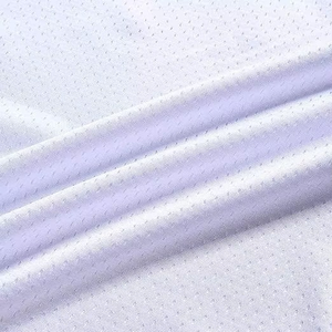 Athletic Knit Training White V-Neck Short Sleeve Mesh Soccer Jersey Breathable Mesh Custom Team Logo OEM Service - Product Image 5