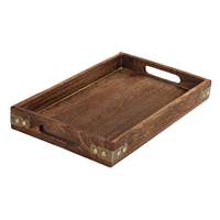 Ensemble de plateaux décoratifs ronds en bois style Art Déco, finition bambou naturel, bases de présentation minimalistes pour une mise en scène élégante de la table et la décoration intérieure