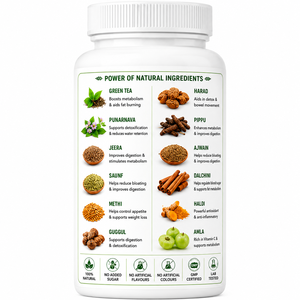 My Fitlife Weight Loss Capsules with Natural Herbal Extracts Garcinia Green Tea Apple Cider <b>Vinegar</b> and Metabolism Boosting - Product Image 2