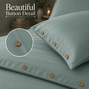 Eco Friendly Cotton & Bamboo Duvet Cover <b>Bedding</b> <b>Set</b> Soft Durable Moisture Wicking Comfortable Bed <b>Set</b> Available for Best Price - Product Image 5