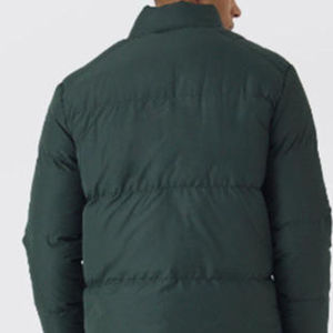 Veste matelassée décontractée pour homme, col montant, personnalisable OEM/ODM, épaisse, hiver, fermeture éclair, couleur unie, isolée et chaude - Product Image 5