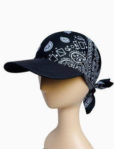 Nouvelle arrivée : Casquette de baseball style vintage avec bandana rouge cramoisi, couleur et impression personnalisées, faible MOQ - Product Image 1