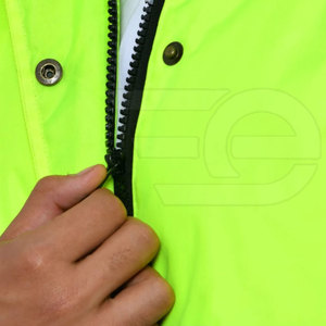 Chaqueta de Seguridad Reflectante de Alta Visibilidad para Trabajadores de la Construcción Vial, Ropa de Trabajo Protectora y Duradera, Chaqueta de Seguridad Reflectante - Product Image 6