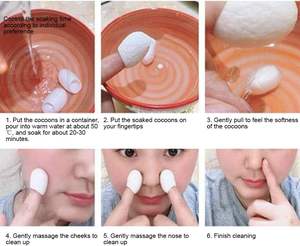 COUPE DE COCON EN SOIE BLANCHE NETTOYÉE POUR EXFOLIER LES SOINS DU VISAGE QUALITÉ PREMIUM DU VIETNAM PRIX DE LA FERME BON MARCHÉ - Product Image 6