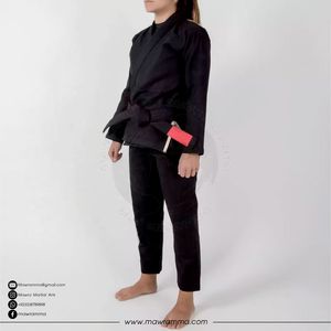 ชุดยิวยิตสู BJJ ผ้าเพิร์ลวีฟ 350gsm ผ้าฝ้าย 100% ปักโลโก้ตามสั่ง น้ำหนักเบา ยี่ห้อ Mawra Mma - Product Image 5