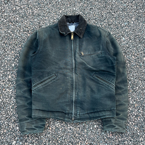 Custom Men's Heavyweight Duck <b>Canvas</b> <b>Work</b> <b>Jacket</b> Distressed Carpenter Trucker Bomber Utility <b>Jacket</b> Streetwear Wholesale - Product Image 2