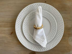 Anneaux de serviette polis or de créateur en laiton de qualité supérieure, parfaits pour la décoration de la vaisselle de banquet d'hôtel et de restaurant - Product Image 6