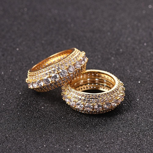 Bague en or Moissanite, style vintage de luxe, alliance éternelle, bijou de mariage, cadeau pour femme, occasion spéciale - Product Image 5