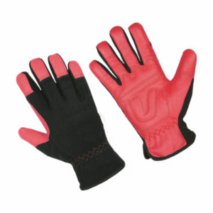 Guantes de Seguridad JNM SAFETY Reforzados de Cuero de Cabra, Antiestáticos, Resistentes al Calor, con Puño Ajustable, Duraderos y Resistentes a Desgarros - Product Image 6