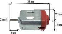 Moteur miniature à courant continu 130 Micro DC pour projets DIY, 3V-6V, 14000 tr/min, à tête unique, pour composants électroniques de petite taille