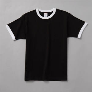 240gsm Heavy Weight Men's <b>Ringer</b> <b>T</b>-<b>shirts</b> Plus Size Casual Oversized Short Sleeve Streetwear Brand Custom - Product Image 3