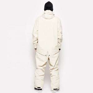 Traje de Esquí Profesional Impermeable para Hombre, Conjunto de Chaqueta y Pantalones Térmicos para Snowboard con Capucha de Piel Sintética - Product Image 3