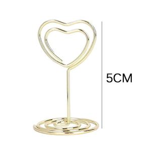 Metal Place <b>Card</b> Holders Photo Clip Stands Wedding <b>Table</b> Number Name Sign Stand Birthday Party Home Decoration Supplies - Product Image 3