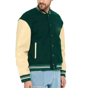 Custom Leather Sleeve Varsity <b>Jacket</b> With School Logo And Chenille Letters Personalized Embroidered Letterman <b>Jacket</b> <b>For</b> Teams - Product Image 2