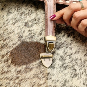 LW Genuine Cow Hide Leather <b>Backpack</b> Women Bohemian Rock Insulation PVC Water Resistant Dress Portable Laptop Bag Shoulder - Product Image 4