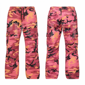 Hot Sale <b>Top</b> Quality Custom Relaxed Fitted Camouflage Cargo Pants Cotton Blend Multi Pocket Casual Outdoor Workwear Trousers - Product Image 6