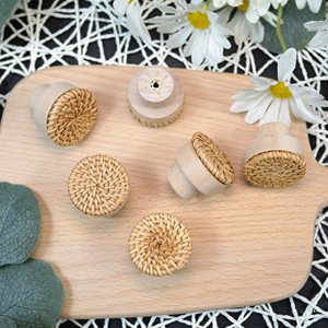 Rattan <b>knobs</b> for furniture fitting great quality hand-made door <b>knob</b> cabinet pull <b>dresser</b> handle - Product Image 3