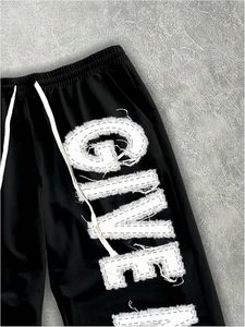 Unisex Casual Straight Wide Leg <b>Baggy</b> Sweatpants Y2K Graphic Flared Stacked <b>Track</b> <b>Pants</b> Workout Gym Trousers Drippy Streetwear - Product Image 2