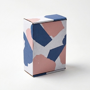 Boîte en carton ondulé pliable en gros avec logo personnalisé et - Product Image 1