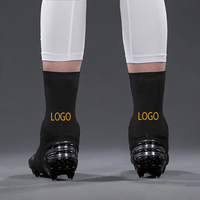 Couvre-chaussures de football roses en polyester respirant unisexe pour adultes – Vêtements de sport d'été à séchage rapide, écologiques et anti-humidité
