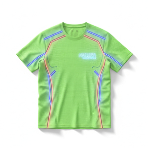 Camiseta de entrenamiento barata al por mayor, 100% poliéster, tela interlock, uniformes deportivos para entrenamiento en equipo, gimnasio, club de fitness - Product Image 1