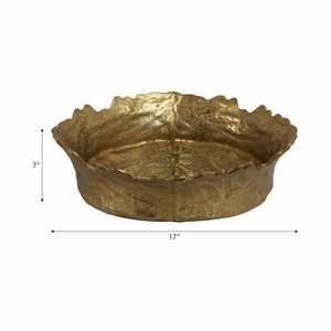 Cuenco de latón dorado de alta calidad para decoración con velas flotantes, elegante centro de mesa estilo spa y para uso en el hogar, procedente de la India. - Product Image 2
